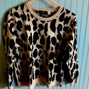 Animal print sweater
